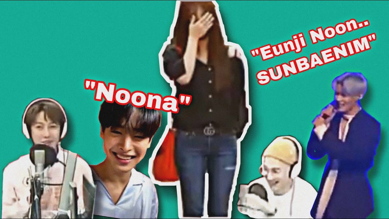 Eunji being everyone’s noona be like: