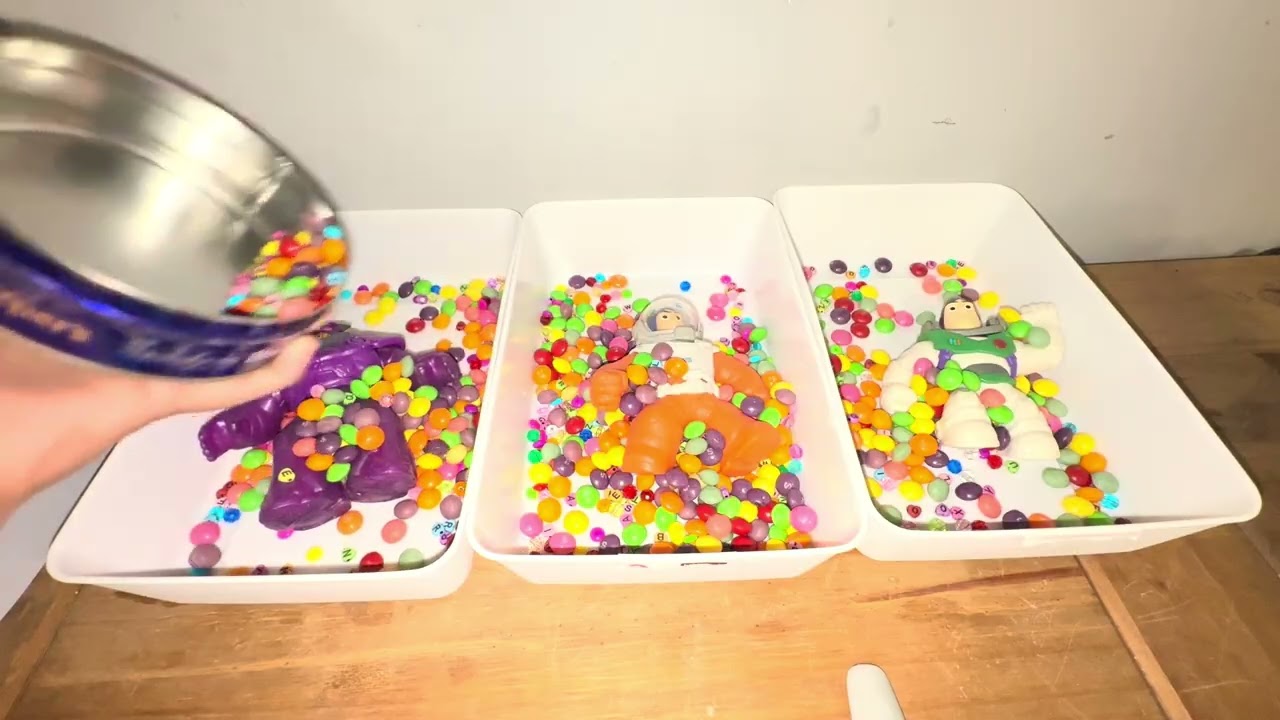 my satisfying video avengers with candy 