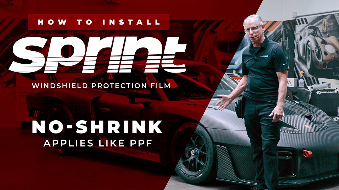 How to Install: ExoShield SPRINT Windshield Protection Film (No-Heat Application)