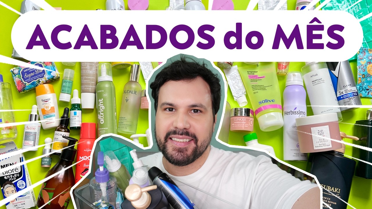 PRODUTOS ACABADOS DE JANEIRO Banho Beleza Skincare Cabelo Project Pan