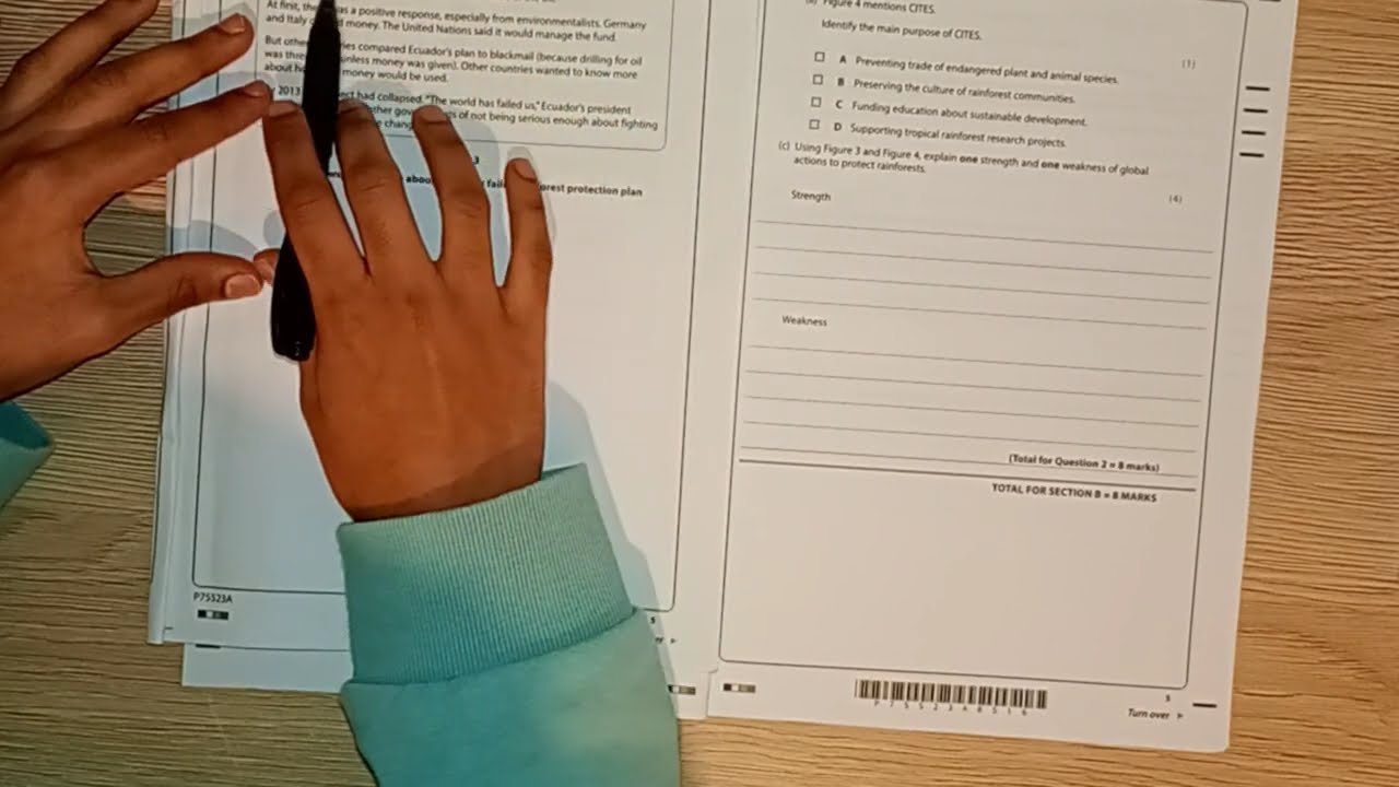 Geography Paper 3 Edexcel B 2024 Walkthrough