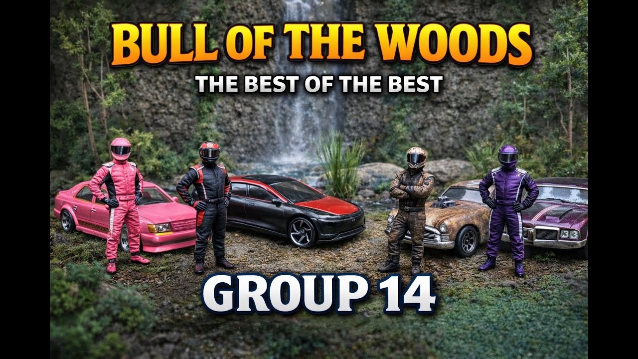 HOT WHEELS RACING: BULL OF THE WOODS RND 14: #diecastracing #hotwheels