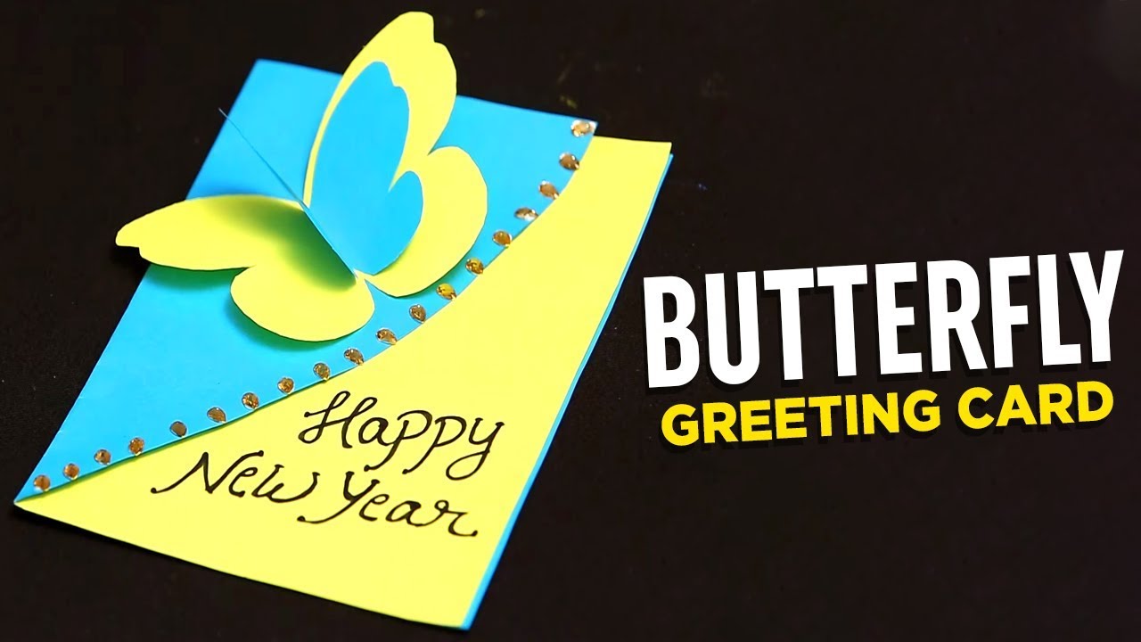 Butterfly Greeting Card | Paper Crafts For Kids | Greeting Card Making Ideas | Easy DIY Crafts