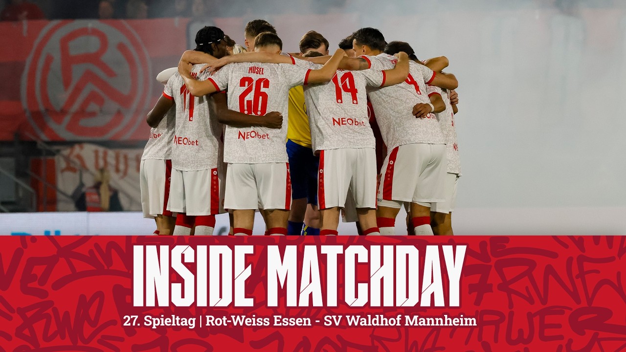 Inside Matchday 27. Spieltag | Rot-Weiss Essen - SV Waldhof Mannheim |  #immeRWEiter #nurderrwe|