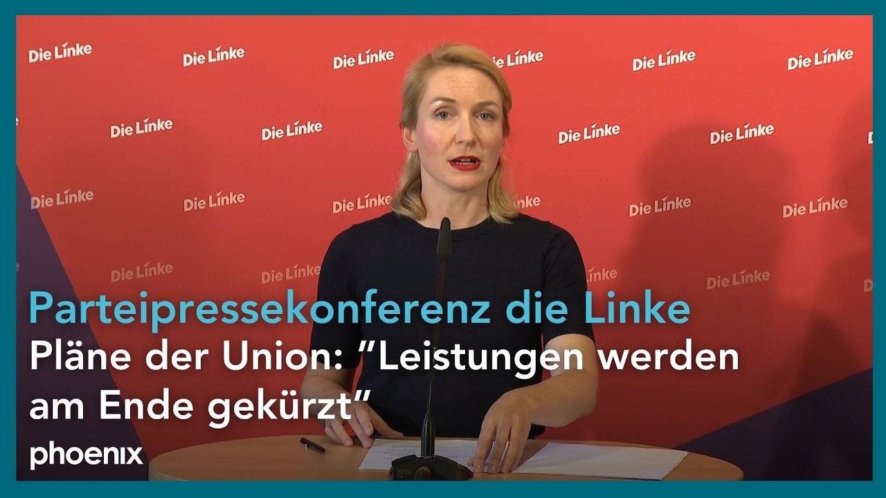 DIE LINKE - Parteipressekonferenz mit Ines Schwerdtner | 27.04.2026