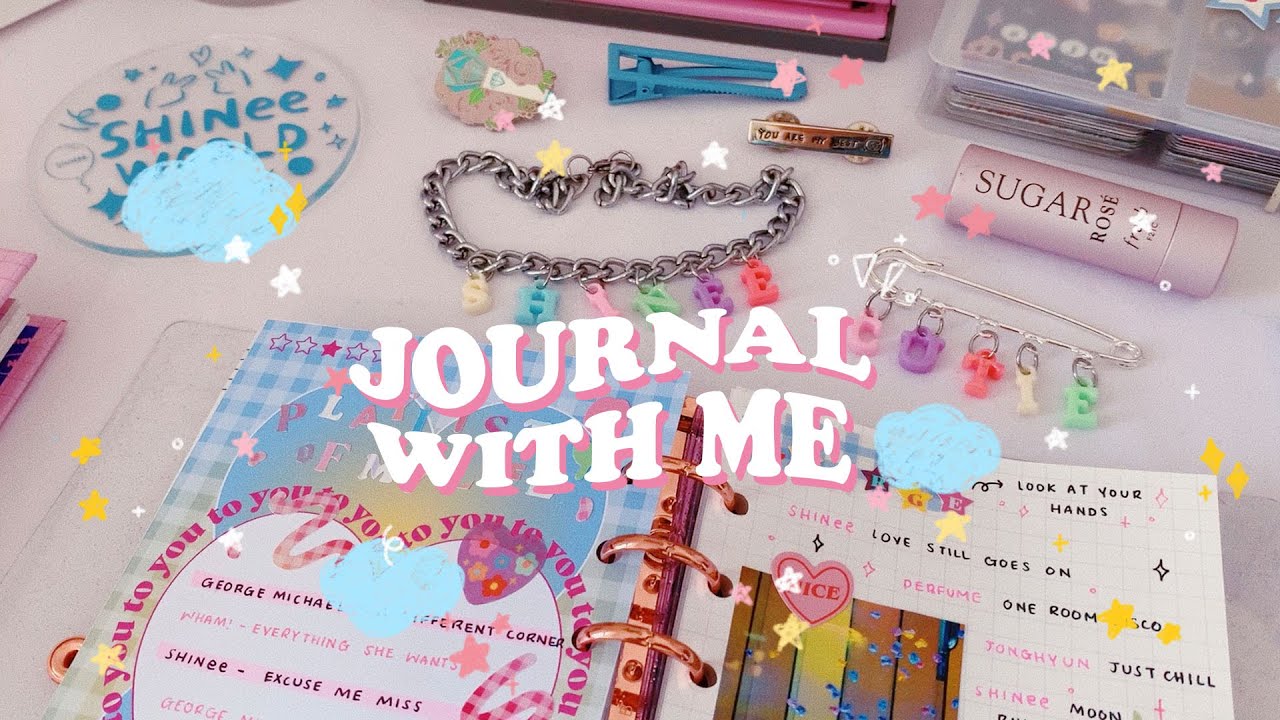 📓 6 RING JOURNAL WITH ME — playlist of my life 🌷