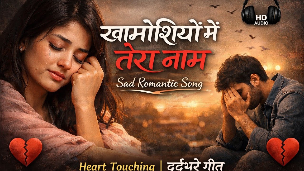 Khamoshiyon Mein Tera Naam – 90s Sad Romantic Hindi Song | Broken Heart | Old Hindi Sad Songs