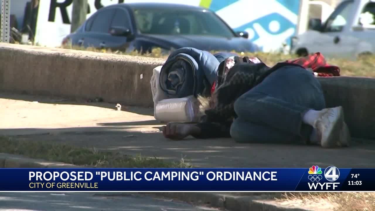 Greenville city leaders give homelessness ordinance update