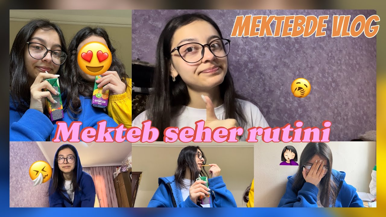 Məktəb səhər rutinim / Məktəbdə vlog