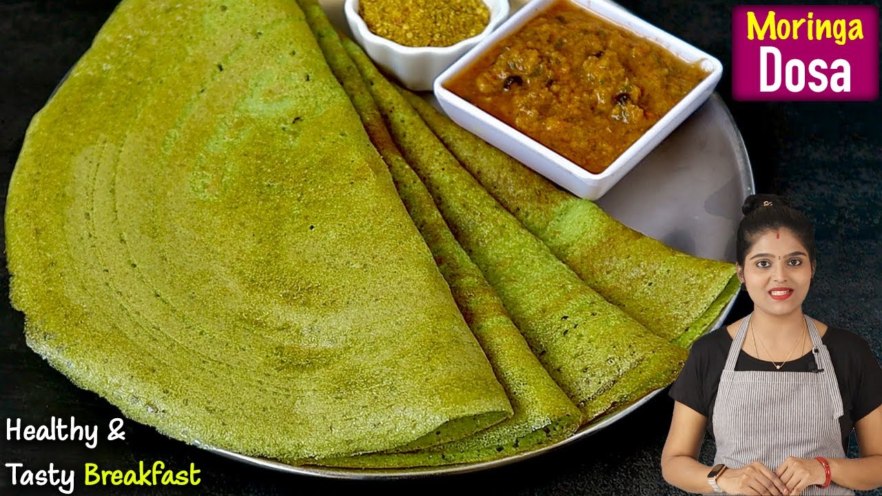 breakfast-க்கு சத்தான முருங்கை கீரை தோசை இப்டி செய்ங்க வேலை ரொம்ப ஈஸி | Murungai Keerai Dosa Tamil