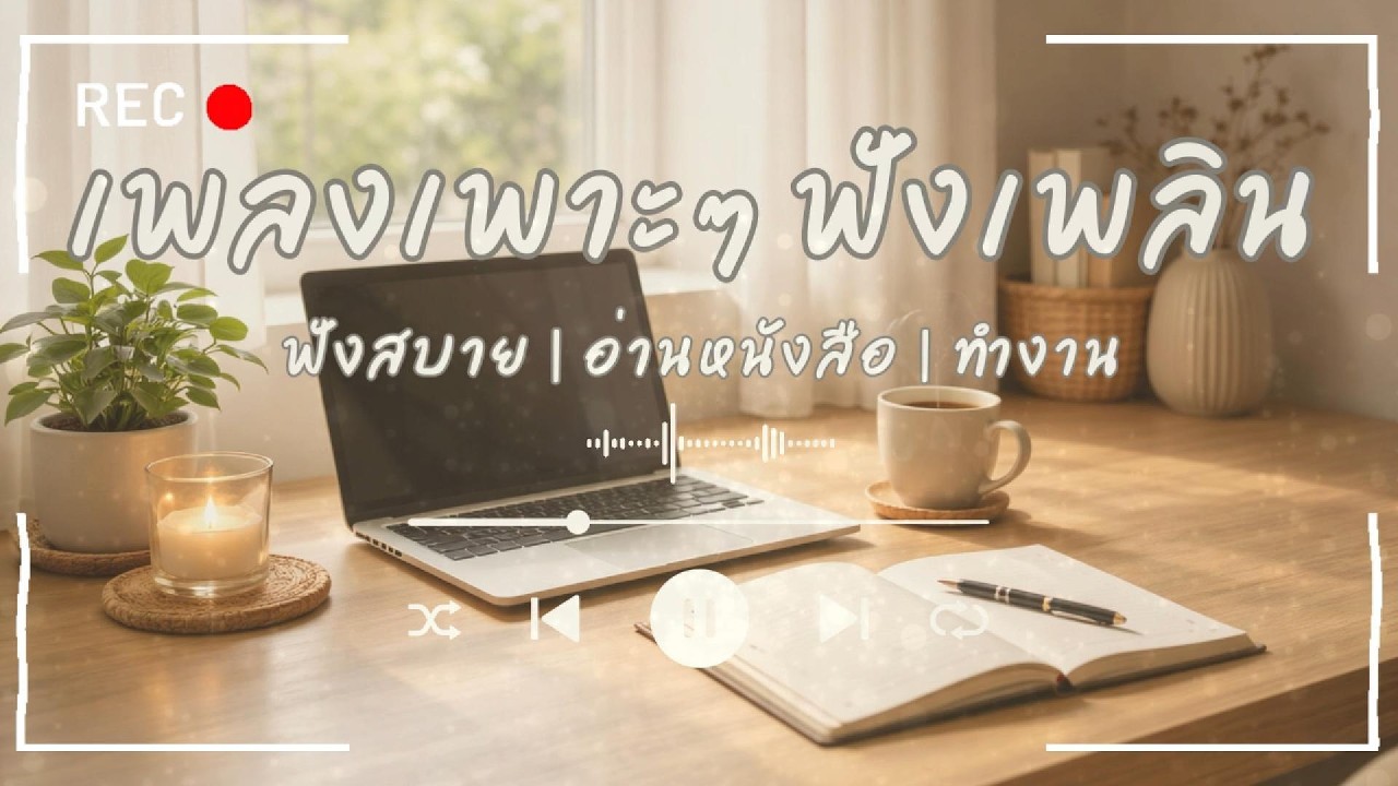 เพลงเพราะ ๆ ฟังสบาย ๆ ไม่มีโฆษณา | เพลงไทยเปิดคาเฟ่ โทนอุ่น ฟังเพลิน