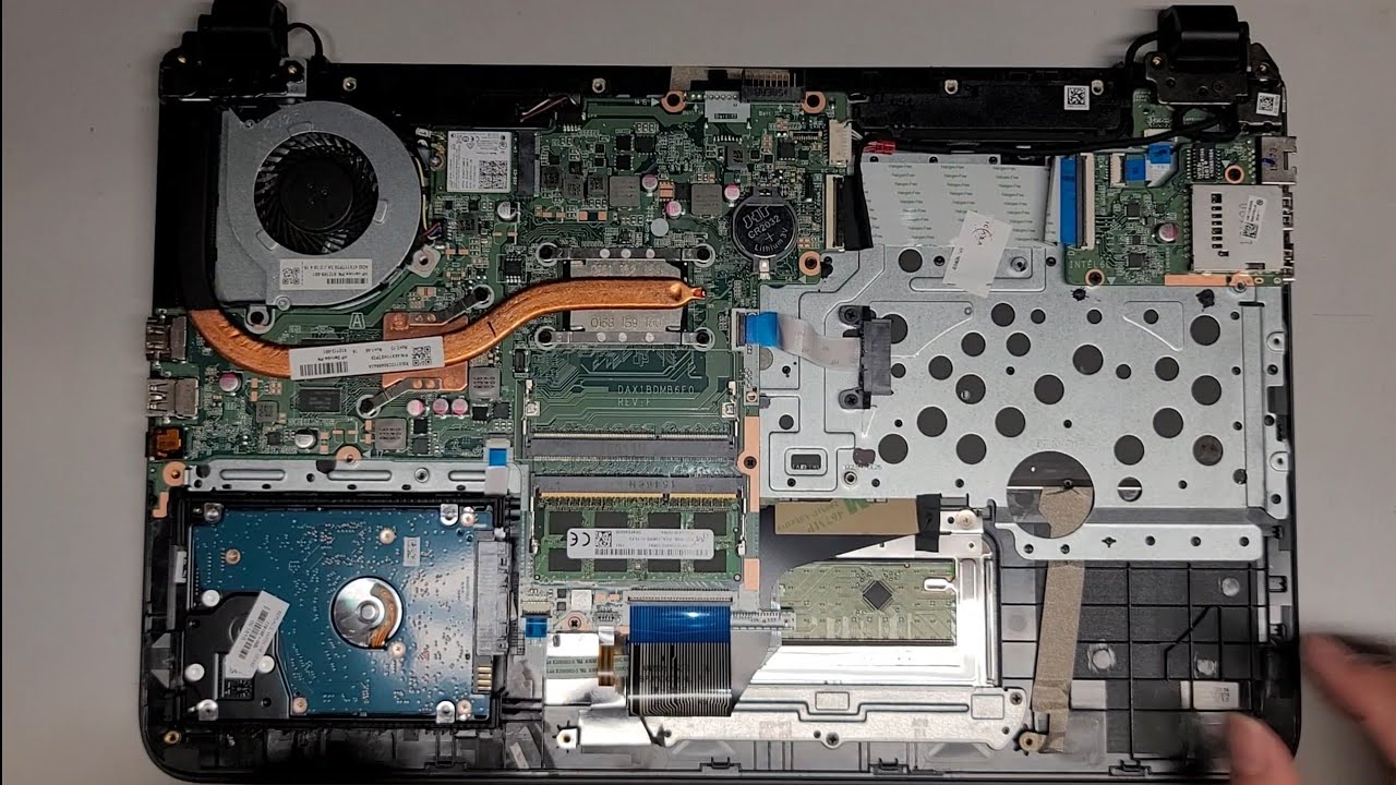 HP Star Wars Special Edition Notebook 15 15-an051dx Disassembly RAM SSD Hard Drive Upgrade Repair