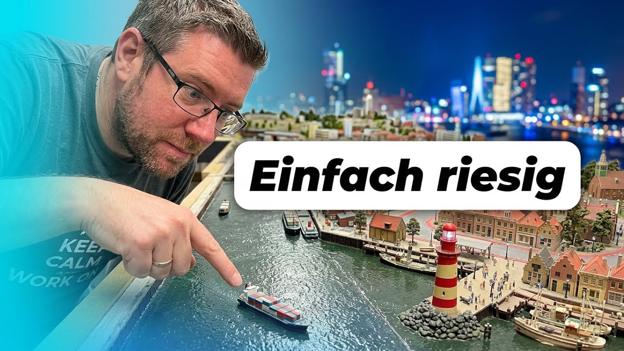 Riesige Modellbahn: Miniworld Rotterdam