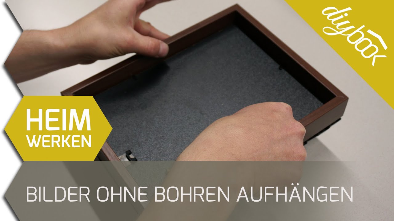 Bilderrahmen ohne Bohren aufh&auml;ngen