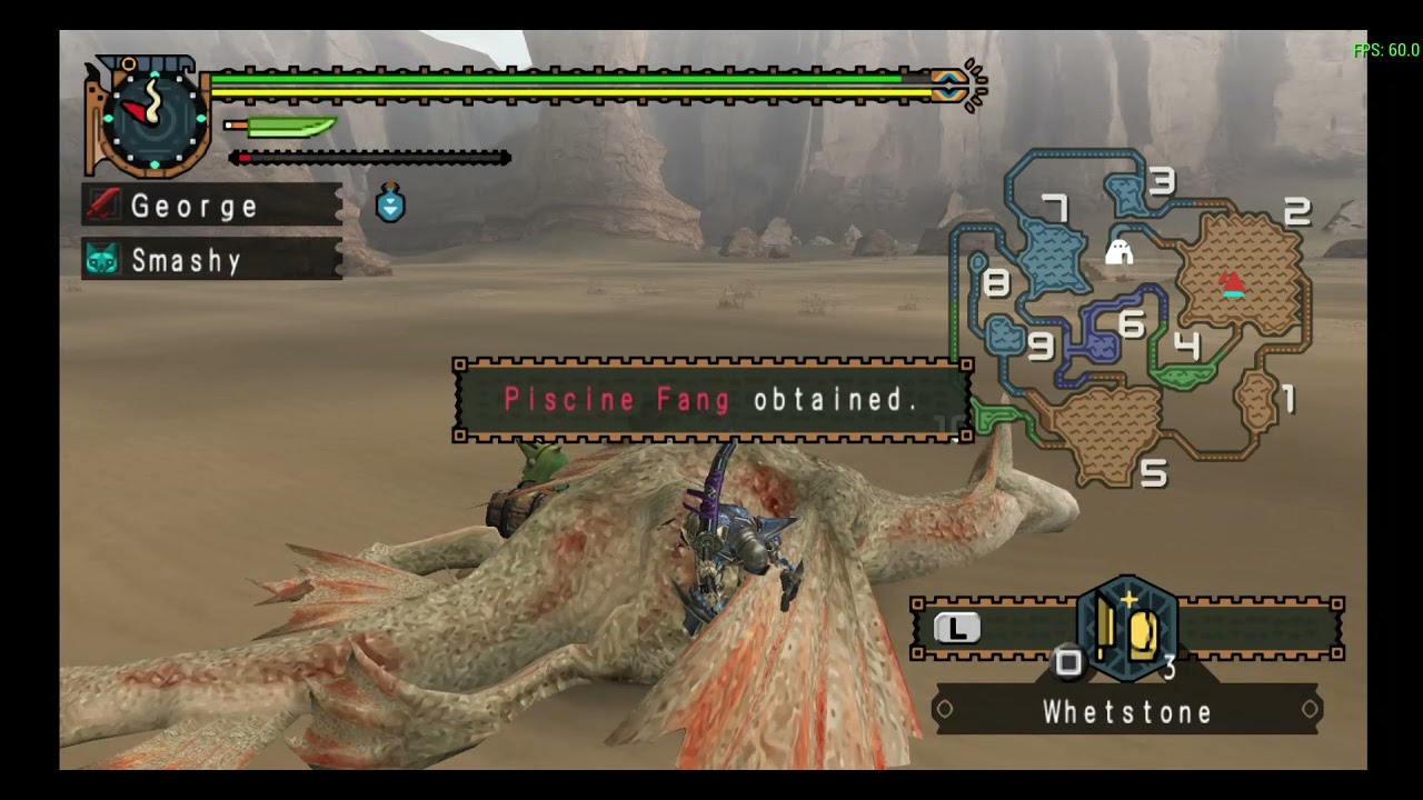 Monster Hunter Freedom Unite PPSSPP 60FPS Cheat