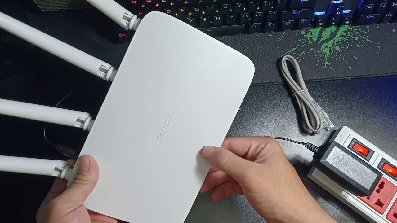 Thu phát mở rộng sóng Wifi với Router Tenda F6 tốc độ 300Mps 4 Anten