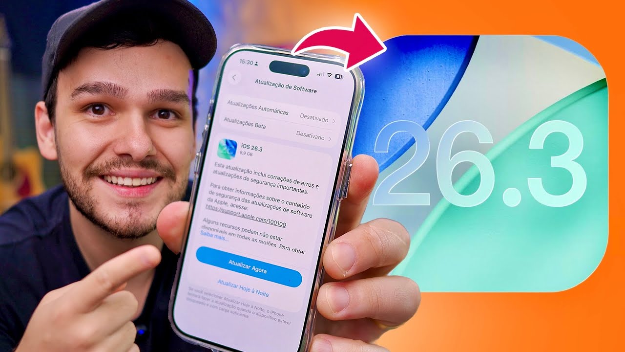 NOVA ATUALIZAÇÃO iOS 26.3 - QUAIS SÃO AS NOVIDADES