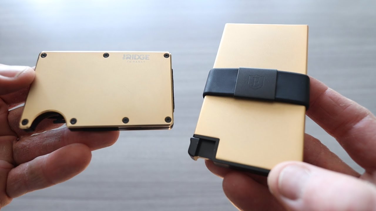 Ridge 18k Gold Wallet vs Ekster 18k Gold Wallet - Which One Is The Winner?