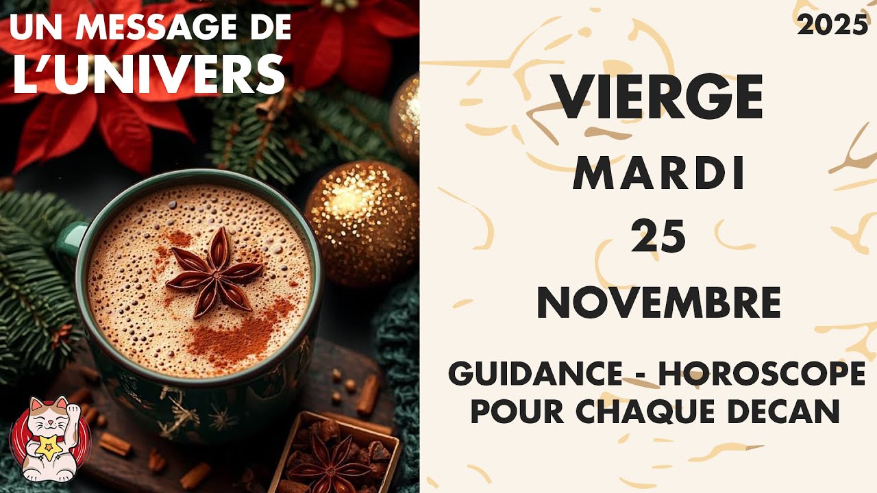 VIERGE MARDI 25 NOVEMBRE Une belle progression matérielle ou personnelle se précise