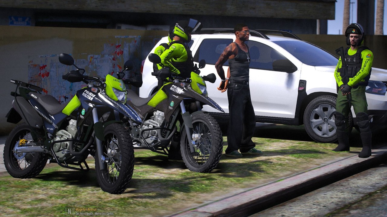 INDIVÍDUO 4T1ROU NA POLÍCIA E CORREU NA REGIÃO DA PRAIA | PMCE - POLICIA NO GTA 5