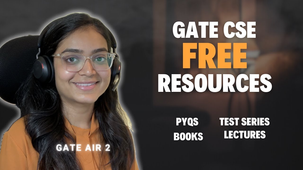 Лучшие БЕСПЛАТНЫЕ РЕСУРСЫ для GATE CSE | GATE 2025 | AIR 2 | BHAWNA CHELANI