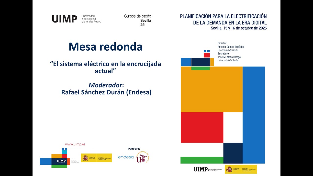 Mesa redonda “El sistema eléctrico en la encrucijada actual”