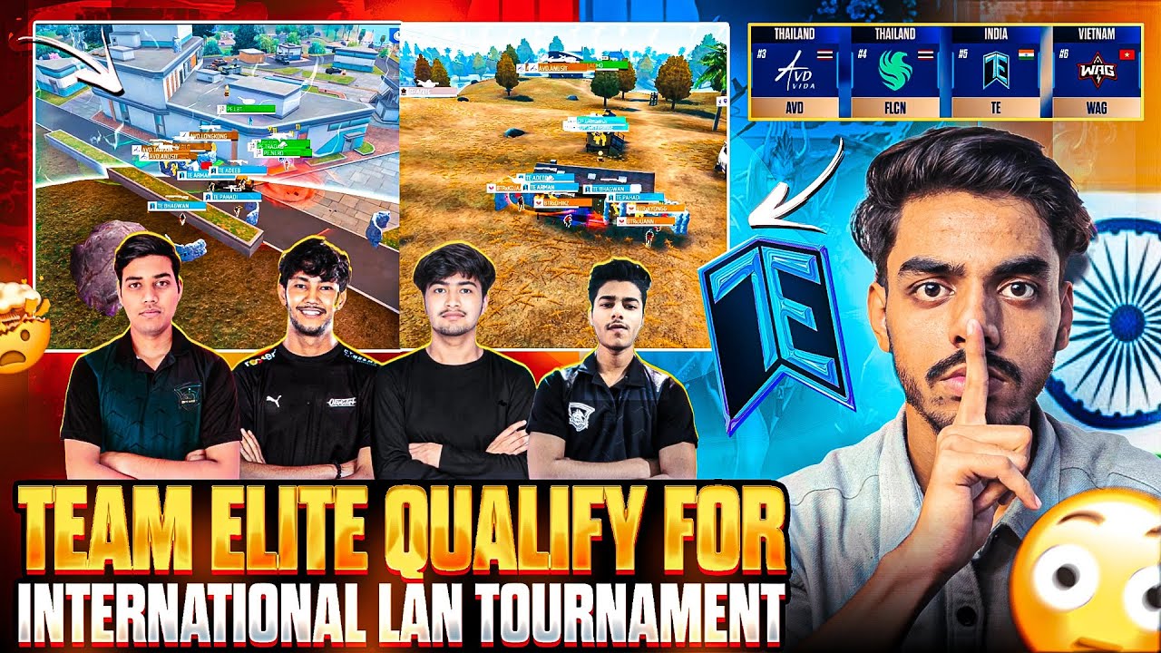 TEAM ELITE QUALIFY FOR INTERNATIONAL LAN TOURNAMENT🇮🇳🔥 | PROUD MOMENT FOR FREE FIRE ESPORTS INDIA😱
