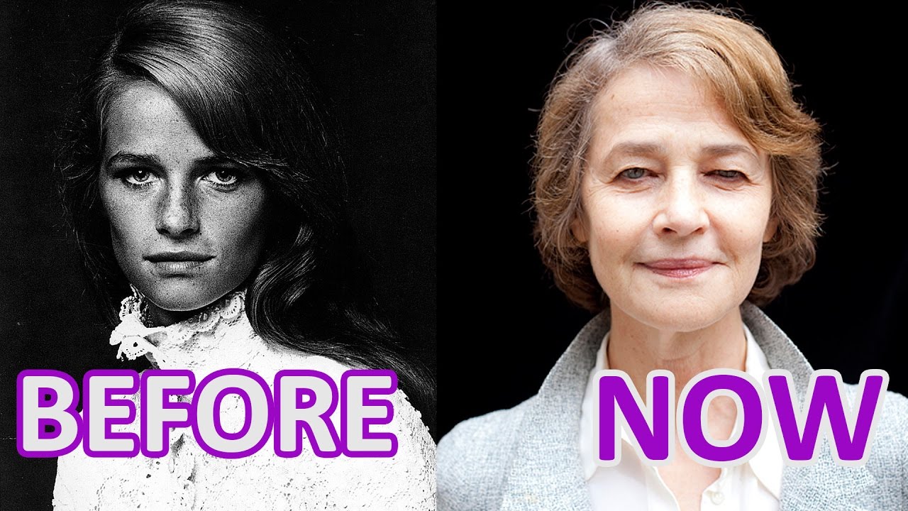 Women and Time: Charlotte Rampling. Then and Now
