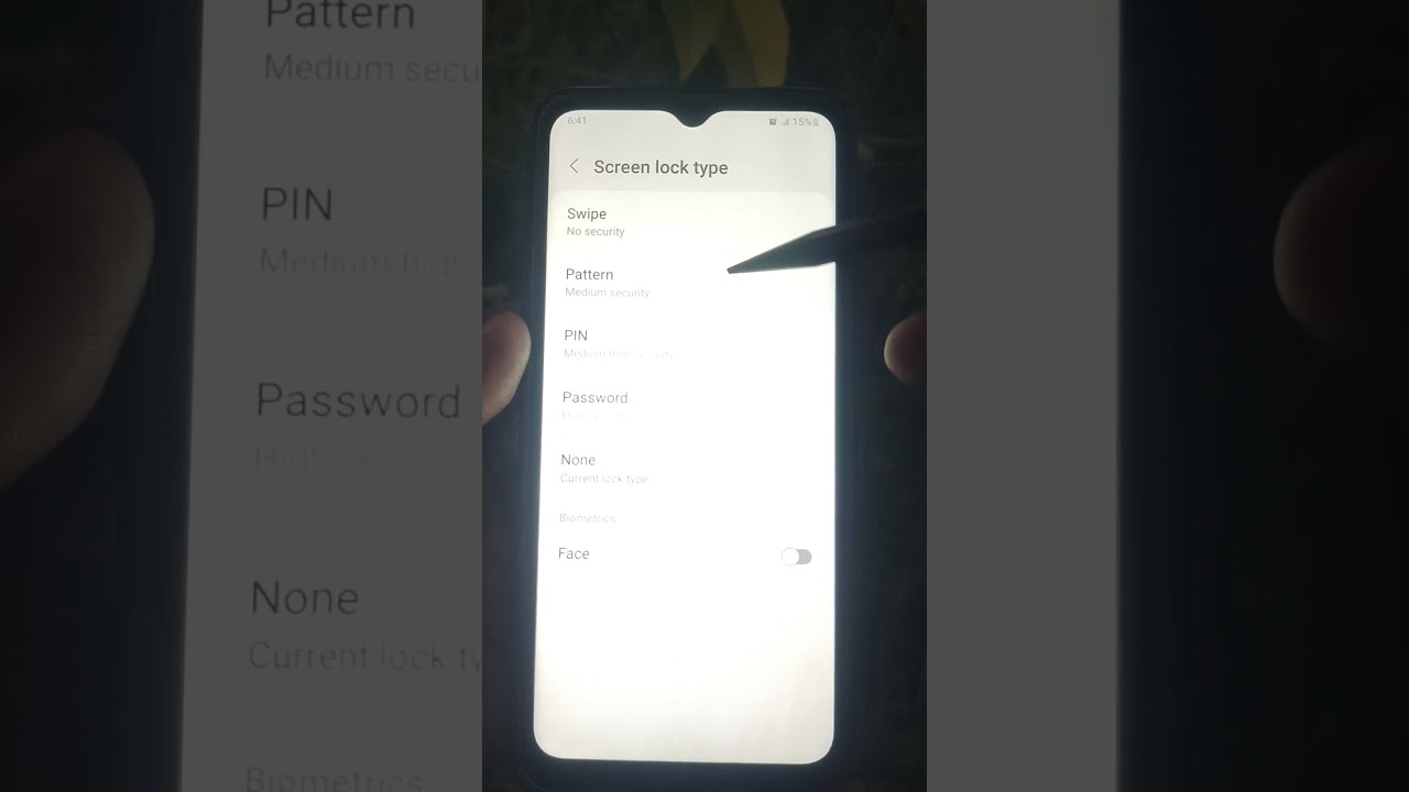 Настройки отпечатков пальцев на смартфоне Samsung Galaxy A04 #5minutestech #samsunga04