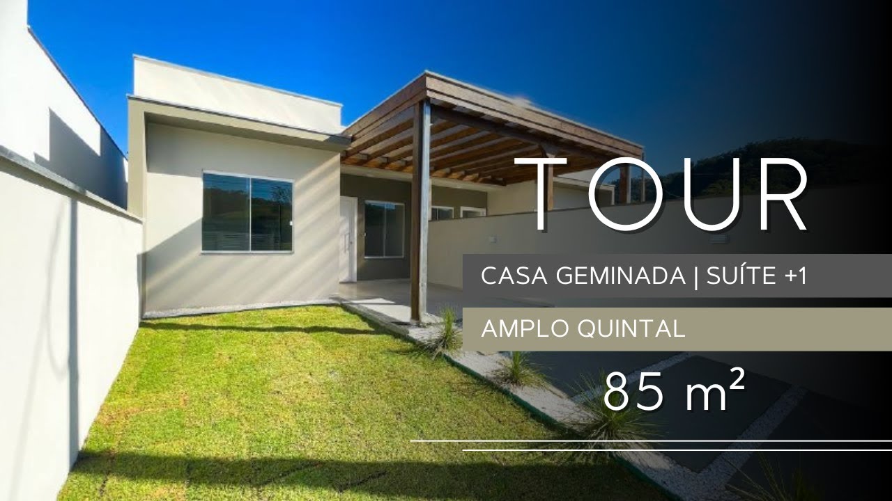 CASA T&Eacute;RREA 85 m&sup2; MARAVILHOSA | OBRA PRONTA EM UM TERRENO DE 6x27 metros