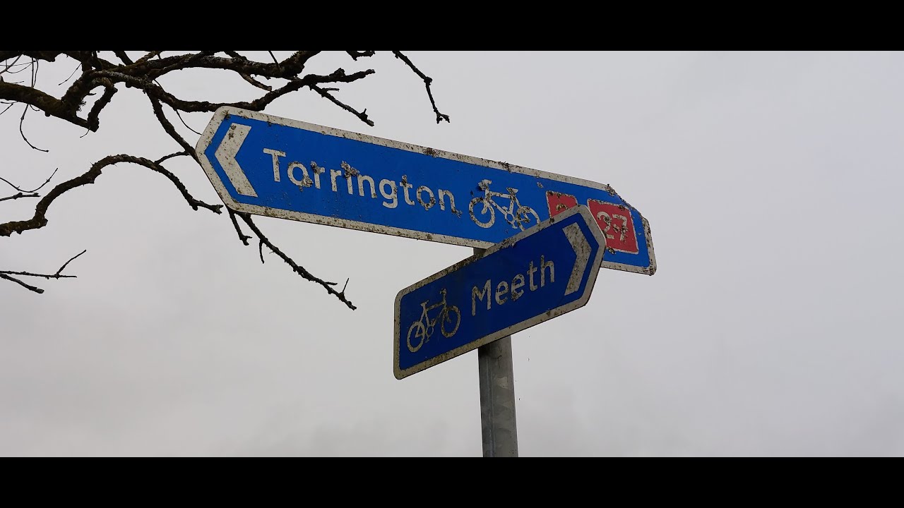 Barnstaple to Okehampton by bike. Tarka trail, avoiding A386 at Meeth.