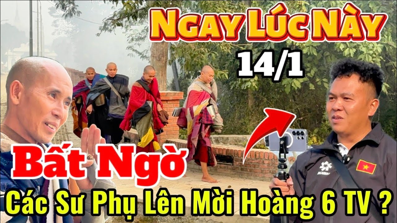 Bất Ngờ Các Sư Phụ Lên Tiếng Nói Điều Này Với  Hoàng 6 TV Ngay Lúc Này 14/1 #thayminhtue #moinhat 
