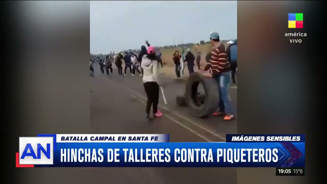 ⚽ Batalla campal: hinchas de Talleres desalojaron a los piqueteros