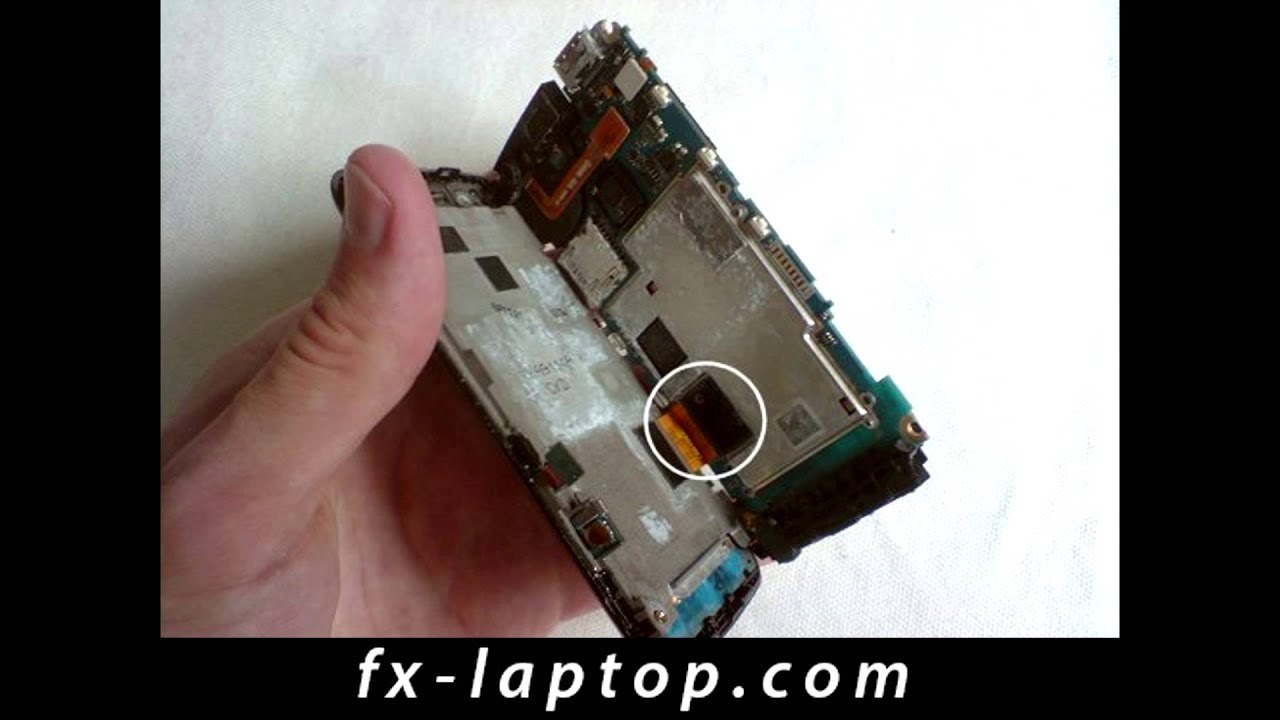 Disassembly Samsung M8800 Pixon - Battery Glass Screen Replacement