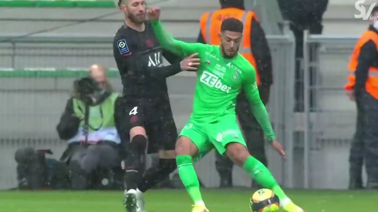 Sergio Ramos first match for PSG || ramos vs Stetinne 2021