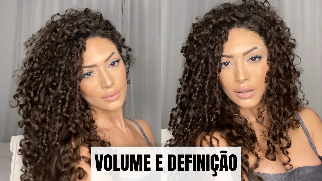 COMO TER CACHOS C/ VOLUME E DEFINIÇÃO