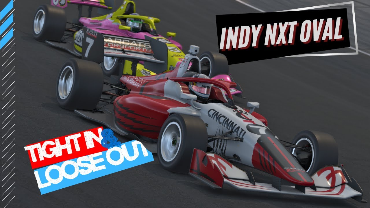 iRacing NEW Indy NXT car on OVAL - First Impressions - Needs some tweaking
