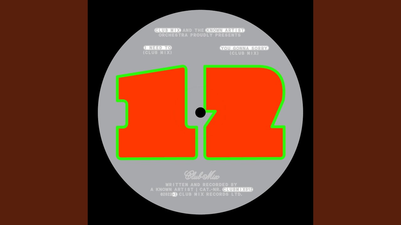I Need To (Club Mix)