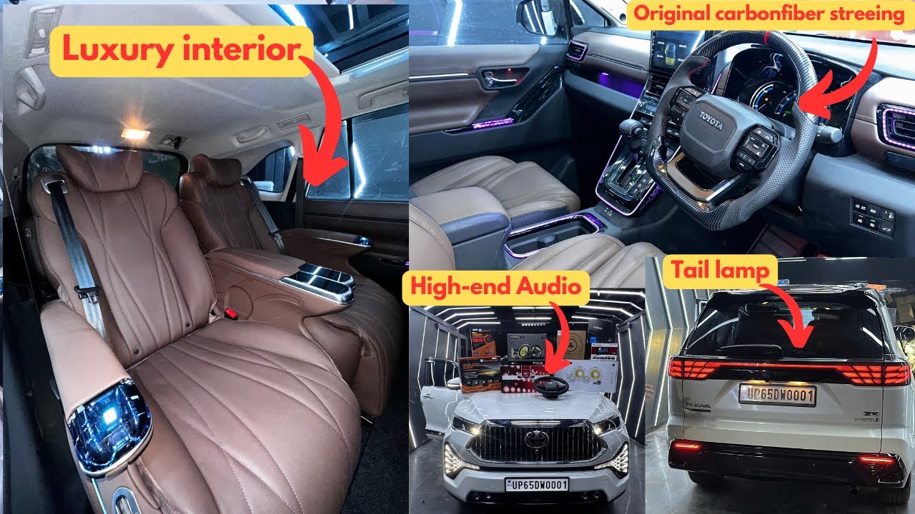 Hycross 2026: Recliner Seats, Tail Lamps, Audio Upgrade, Steering ✅ | Toyota Innova Hycross Modified