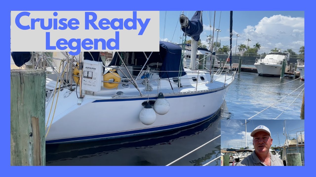 EP 18: Hunter 37 Legend Sailing Sloop Boat Tour [1987]