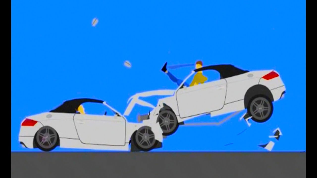Phun Algodoo Car Destruction #2