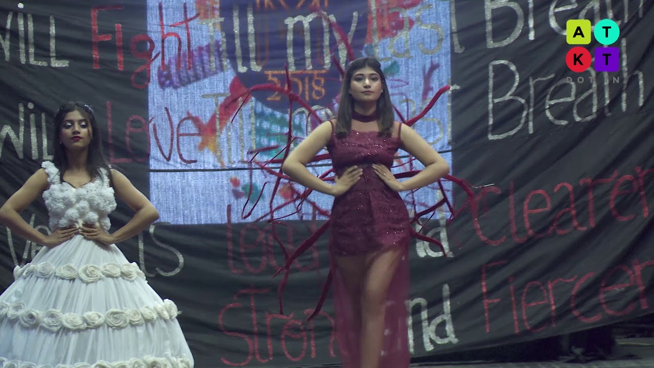 The Living Hidden | Themed Fashion Show by Kamala Nehru College Students | Mecca 2018