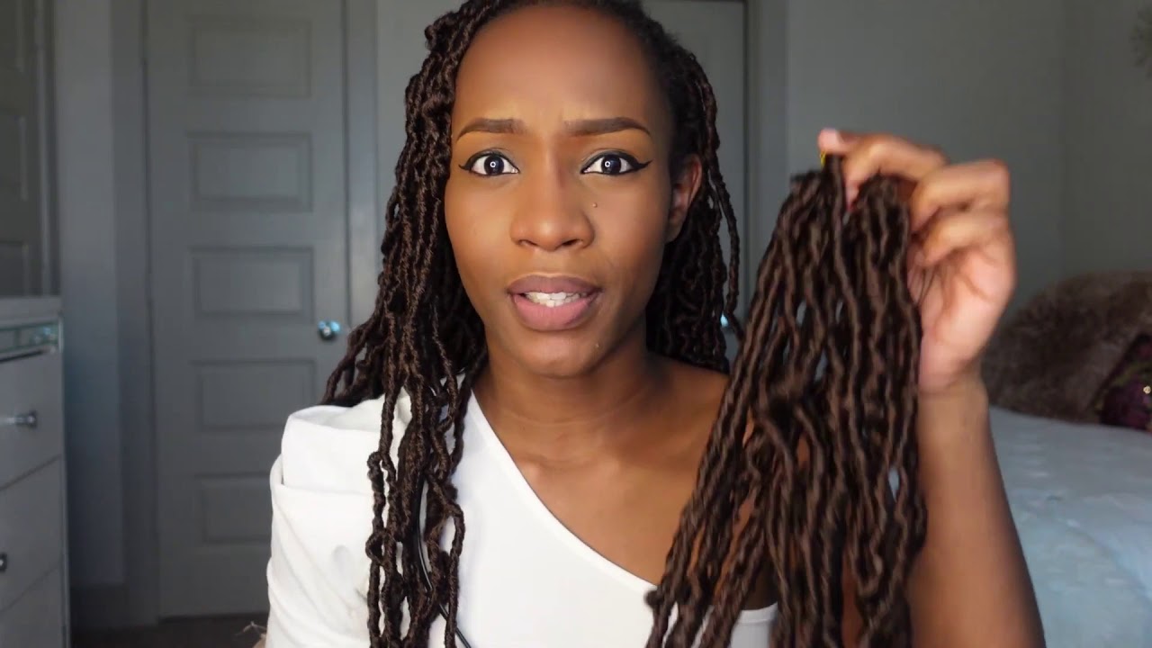 7 Packs/Lot Nu Faux Locs 24 Inch Pre-looped Crochet Hair