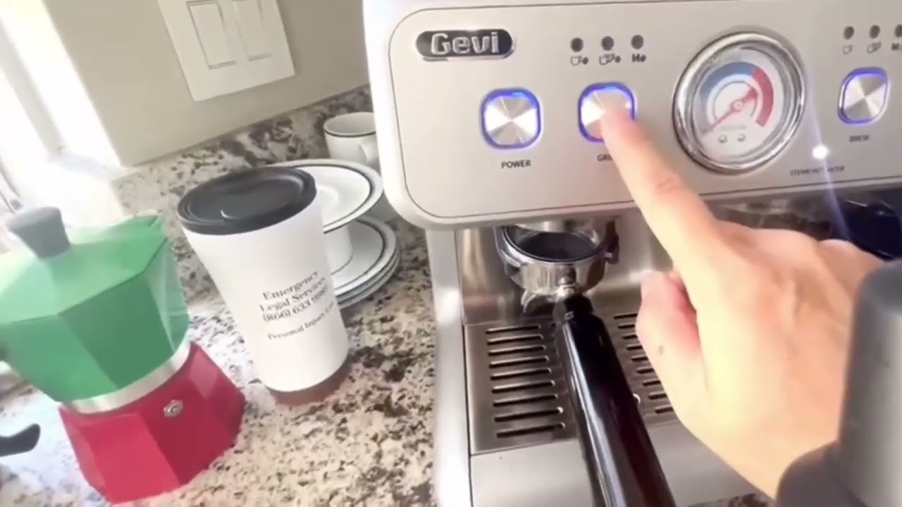 Gevi Upgraded Dual Boiler Espresso Machine EzBru 2000, Make A Coffee W/ Me! Makes Delicious Espresso