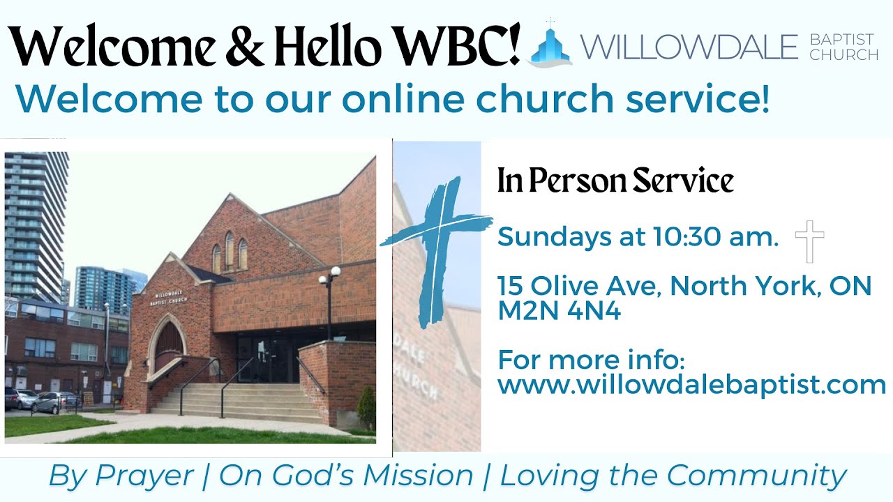 Sunday Church Service - January 11, 2026