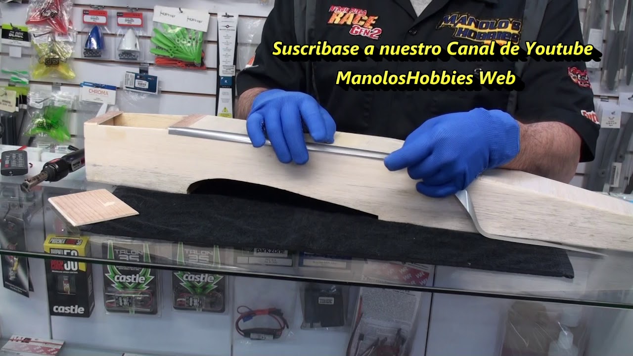 Forrado de Aeromodelo No. 4 #ManolosHobbiesWeb Aeromodelismo Colombia. Manolos Hobbies