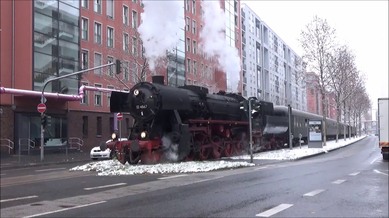 Hafenbahn Frankfurt, Fahrtag mit 52 4867 am 16.12.2018