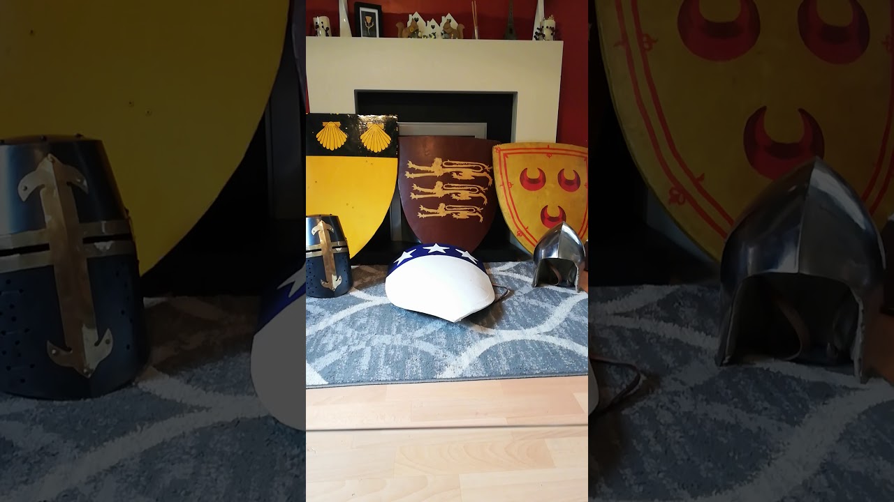 Heraldic arms and defence of a knight
