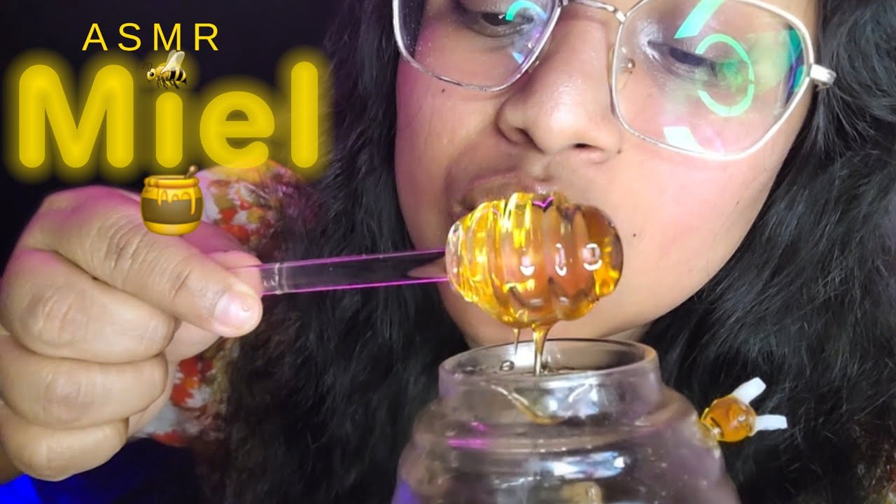 ASMR COMIENDO MIEL 🍯