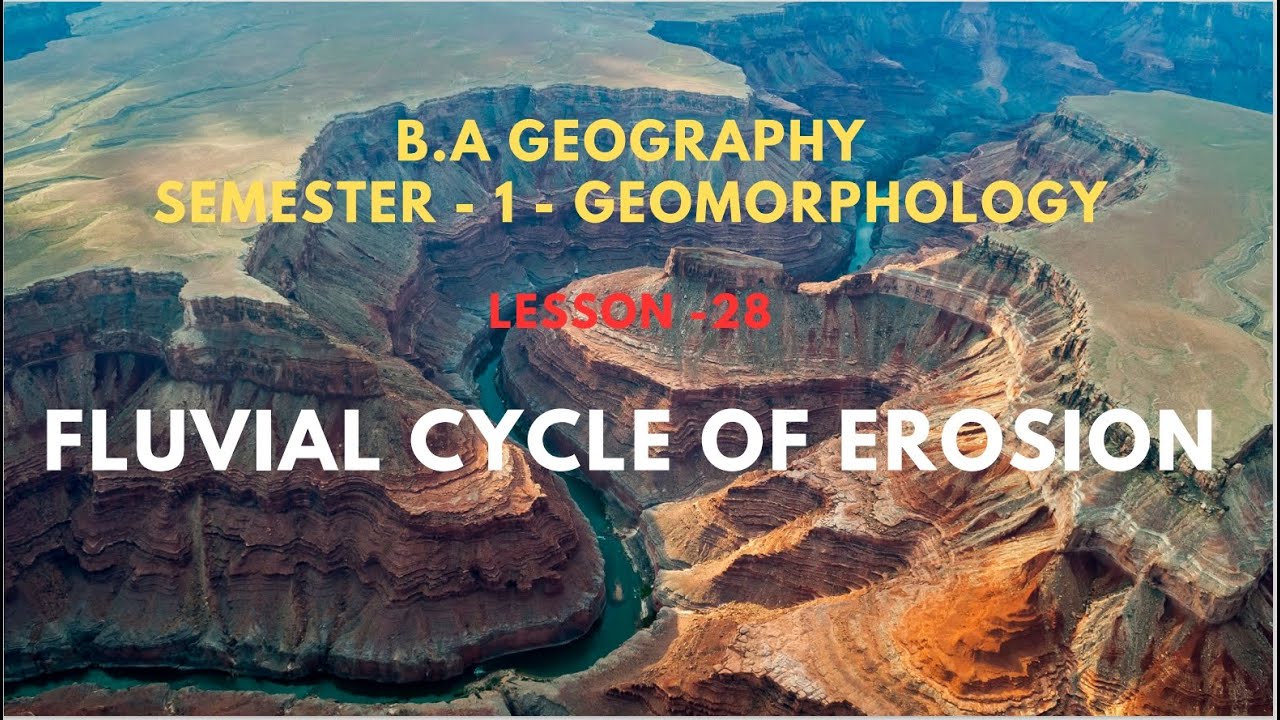 28 FLUVIAL CYCLE OF EROSION